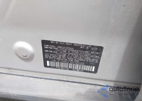 2010 Subaru Forester 2.5X Limited from USA, damaged, VIN JF2SH6DC9AH745584